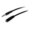 Image de StarTech.com Cable d'extension de casque TRRS 4 positions 3,5 mm de 1 m - M/F - rallonge pour casque micro - 1 m