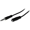 Image de Câble Audio De Prolongation Startech.com Slim 3,5mm 1,0m Noir