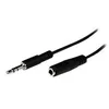 Image de StarTech.com Cable d'extension audio stereo slim 3,5 mm de 1 m - M/F - rallonge de cable audio - 1 m