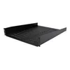 Image de StarTech.com Etagere ventilee montee en rack 2U 22 pouces - Etagere d'armoire serveur fixe - 22 kg - etagere pour rack - 2U