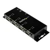 Image de StarTech.com 4 Port USB to RS232 Serial DB9 Adapter Hub - adaptateur serie