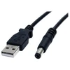 Image de StarTech.com 2m USB to Type M Barrel Cable - USB to 5.5mm 5V DC Cable - cable d'alimentation - 2 m