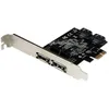 Image de Carte contrôleur PCI Express STARTECH avec 2 ports SATA III internes et 2 ports eSATA externes