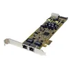 Image de StarTech.com Carte Reseau PCI Express 2 ports Gigabit Ethernet RJ45 10/100/1000Mbps - POE/PSE - Adaptateur Reseau PCIe, 2 x Reseau (RJ45) - adaptateur reseau