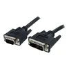 Image de StarTech.com Cable ecran DVI vers VGA - DVI-A (M) vers VGA HD15 (M) - 1m - Cordon DVI VGA - 1x DVI-A (analogique) male, 1x VGA HD-15 male - cable video - 1 m