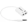 Image de Adaptateur Audio Jack Startech Muyhsmffadw Blanc 0,15 M