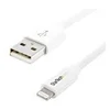 Image de StarTech.com Cable Apple® Lightning vers USB de 1 m pour iPhone, iPod, iPad - Cordon de synchronisation Lightning - Blanc - cable Lightning - Lightning / USB - 1 m
