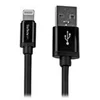 Image de StarTech.com Cable Apple® Lightning vers USB pour iPhone, iPod, iPad 2 m Noir - Cable iPhone 5 - Chargeur Synchronisation Lightning - 2m - cable Lightning - Lightning / USB - 2 m