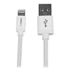 Image de StarTech.com Cable Apple® Lightning vers USB pour iPhone, iPod, iPad 2 m Blanc - Cable iPhone 5 - Chargeur Synchronisation Lightning - 2m - cable Lightning - Lightning / USB - 2 m