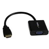 Image de StarTech.com Adaptateur / Convertisseur HDMI vers VGA pour ordinateur de bureau / ordinateur portable / Ultrabook - M/F - 1920x1080 - Noir - adaptateur video - HDMI / VGA - 24.5 cm