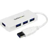 Image de Startech.com Hub Usb 3.0 À 4 Ports Avec Câble Intégré - 5gbps - Blanc
