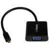 Image de StarTech.com Adaptateur convertisseur Micro HDMI vers VGA pour smartphone/ultrabook/tablette - 1920 x 1080 (MCHD2VGAE2) - convertisseur video - noir
