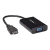 Image de StarTech.com Cable adaptateur HDMI vers VGA avec audio - Convertisseur video HDMI vers HD15 - Male / Femelle - 1920x1080 - Noir - adaptateur video - HDMI / VGA / audio - 25 cm