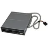 Image de StarTech.com Lecteur de cartes memoire interne de 3,5 pouces avec port USB 2.0 - Lecteur multicartes 22-en-1 pour PC - Noir - lecteur de carte - USB 2.0