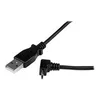 Image de StarTech.com Cable Micro USB 2 m - A vers Micro B coude 90° vers le haut - Cable USB Micro B Angle Coude vers le haut - Noir 2m - cable USB - Micro-USB de type B pour USB - 2 m