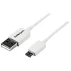 Image de StarTech.com Cable Micro USB 50 cm - A vers Micro B - Cordon Micro USB 2.0 - 1x USB A (M) 1x USB Micro B (M) - Blanc 0.5m - cable USB - Micro-USB de type B pour USB - 0.5 m