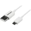 Image de StarTech.com Cable Micro USB 1 m - A vers Micro B - Cordon Micro USB 2.0 - 1x USB A (M) 1x USB Micro B (M) - Blanc 1m - cable USB - Micro-USB de type B pour USB - 1 m