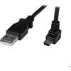 Image de Câble Mini USB - A vers Mini B coudé 90° vers le haut - 1 m - Noir