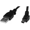 Image de StarTech.com Cable Mini USB 1 m - A vers Mini B coude 90° vers le haut - Cable USB Mini B Angle Coude vers le haut - Noir 1m - cable USB - USB pour mini USB type B - 1 m