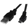 Image de StarTech.com Cable Mini USB 2 m - A vers Mini B coude 90° vers le bas - Cable USB Mini B Angle Coude vers le bas - Noir 2m - cable USB - USB pour mini USB type B - 2 m