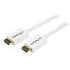 Image de StarTech.com Cable HDMI haute vitesse Ultra HD 4k x 2k de 3m - Cordon HDMI vers HDMI CL3 pour installation murale - M/M - Blanc - cable HDMI - 3 m
