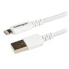Image de StarTech.com Cable Apple® Lightning vers USB pour iPhone, iPod, iPad 3 m Blanc - Cable iPhone 5 - Chargeur Synchronisation Lightning - 3m - cable Lightning - Lightning / USB - 3 m