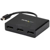 Image de StarTech.com Mini DisplayPort 1.2 to Triple Head DisplayPort MST Hub - repartiteur video - 3 ports - Ordinateur de bureau