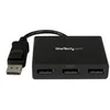 Image de StarTech.com Splitter multi-ecrans DisplayPort vers 3x DisplayPort - Hub MST a 3 ports - Repartiteur DP 1.2 vers 3x DP - repartiteur video - 3 ports