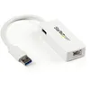 Image de Adaptateur USB 3.0 vers Ethernet Gigabit - STARTECH - Carte Réseau Externe USB vers 1 Port RJ45 - Blanc