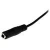 Image de Câble Jack 35mm - STARTECH - Rallonge Casque Audio - 2m - Noir - Mâle/Femelle