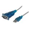 Image de StarTech.com Cable Adaptateur USB vers Serie DB9 RS232 - Male / Male - Convertisseur USB A vers RS-232 Compatible avec Windows 8 - adaptateur serie - USB 2.0 - RS-232