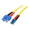 Image de StarTech.com 7m Fiber Optic Cable - Single-Mode Duplex 9/125 - LSZH - LC/SC - OS1 - LC to SC Fiber Patch Cable (SMFIBLCSC7) - cordon de raccordement - 7 m - jaune