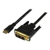 Image de StarTech.com Cable Adaptateur Mini HDMI® vers DVI-D M/M pour Tablet et Camera - 1x Mini HDMI (Type C) Male, 1x DVI-D (18+1) Male - 2 m - cable adaptateur - HDMI / DVI - 2 m
