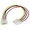 Image de Startech.com Câble D'extension Alimentation Molex Lp4 30 Cm - Rallonge De Câble Lp4 - Mâle Vers Femelle