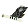 Image de StarTech.com 4-Port USB 3.0 PCI Express Card Adapter - PCIe SuperSpeed USB 3.0 Expansion Card w/ 2 Dedicated 5Gbps Channels (PEXUSB3S42V) - adaptateur USB - PCIe x4 - USB 3.0 x 4