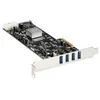 Image de StarTech.com 4 Port PCI Express USB 3.0 Card w/ 4 Dedicated Channels - UASP - adaptateur USB