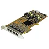 Image de Carte réseau PCIe à 4 ports Gigabit Power over Ethernet - STARTECH - NIC PCI Express PSE / PoE - PCI Express x4