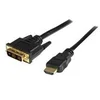 Image de StarTech.com Cable HDMI vers DVI de 50cm - Cordon / Cable adaptateur HDMI DVI-D - Male / Male - Noir, Plaques or - cable video - HDMI / DVI - 50 cm