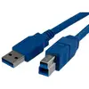 Image de Câble Usb 3.0 Type-a Vers Usb-b (mâle/mâle - 1 M) Bleu