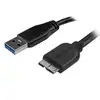 Image de Câble Usb Vers Micro Usb Startech Usb3aub2ms Noir