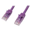 Image de StarTech.com Cable reseau Cat6 Gigabit UTP sans crochet de 2m - Cordon Ethernet RJ45 anti-accroc - Cable patch Male / Male - Violet - cordon de raccordement - 2 m - violet