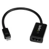 Image de StarTech.com Adaptateur / Convertisseur actif Mini DisplayPort 1.2 vers HDMI 4K pour MacBook Pro / MacBook Air Mini DP - M/F - Blanc - convertisseur video - noir