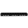 Image de StarTech.com Panneau / Goulotte de gestion de cables horizontal 1U pour rack de serveur - Guide pour cables - Passe cable avec couverture - panneau d'agencement de cables de rack - 1U