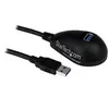Image de StarTech.com Cable d'extension SuperSpeed USB 3.0 de 1,5m - Rallonge / Prolongateur USB A vers A sur socle - Male / Femelle - Noir - rallonge de cable USB - USB type A pour USB type A - 1.5 m