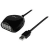Image de StarTech.com Cable d'extension / Rallonge USB 2.0 actif de 15m avec hub USB a 4 ports - Cordon USB A (Male) vers 4x USB A (Femelle) - Noir - concentrateur (hub) - 4 ports