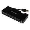 Image de StarTech.com Mini station dâaccueil / Mini-Dock USB 3.0 universelle pour PC portable - Replicateur de ports HDMI ou VGA, GbE, USB 3.0 - station d'accueil - USB - HDMI - 1GbE