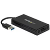 Image de StarTech.com Adaptateur video multi-ecrans USB 3.0 vers DisplayPort 4k - Carte graphique externe certifie DisplayLink - Ultra HD 4k - adaptateur video externe - DisplayLink DL-5500 - 1 Go - noir