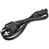 Image de Cordon D'alimentation Schuko Cee7 Vers C5 De 1m - En Trefle Schuko Cee7 Vers C5