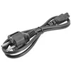 Image de StarTech.com Cordon d'alimentation en trefle Schuko CEE7 vers IEC 320 C5 1m pour PC portable - Cable secteur tripolaire EU a C5 - M/F Noir - cable d'alimentation - IEC 60320 C5 pour power CEE 7/7 - 1 m