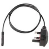 Image de StarTech.com Cordon d'alimentation bipolaire BS1363 vers IEC 320 C7 de 1m pour PC portable - Cable secteur UK vers C7 - M/F - Noir - cable d'alimentation - power IEC 60320 C7 pour BS 1363 - 1 m